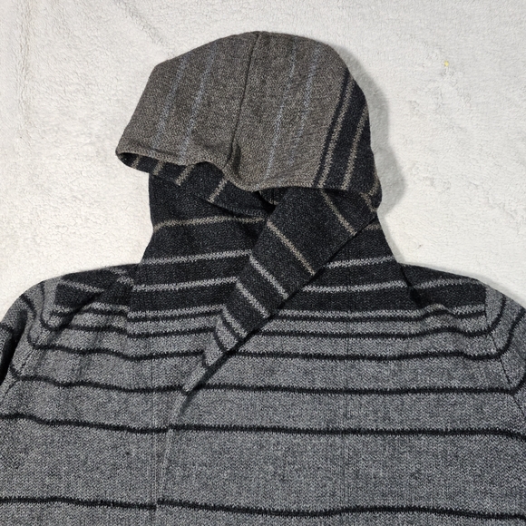 Vince Sophie Striped Cardigan Cashmere Wool Yak Alpaca Size S - Picture 5 of 13